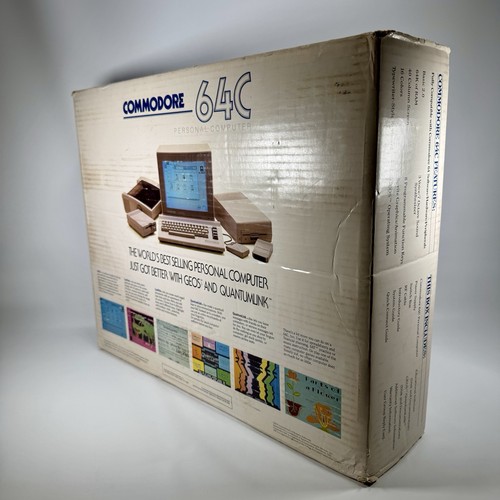 Commodore 64C Vintage Computer in Box passende Seriennummern GEOS QuantumLink - Bild 3 von 24