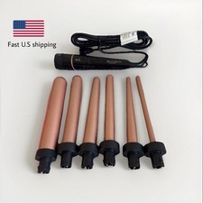 BESTOPE Pro 6 in 1 Curling Wand Interchangeable Barrels Complete Open Box Tested