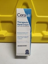 CeraVe Therapeutic Hand Cream Hyaluronic Acid Non Greasy 3 oz 1 Pack