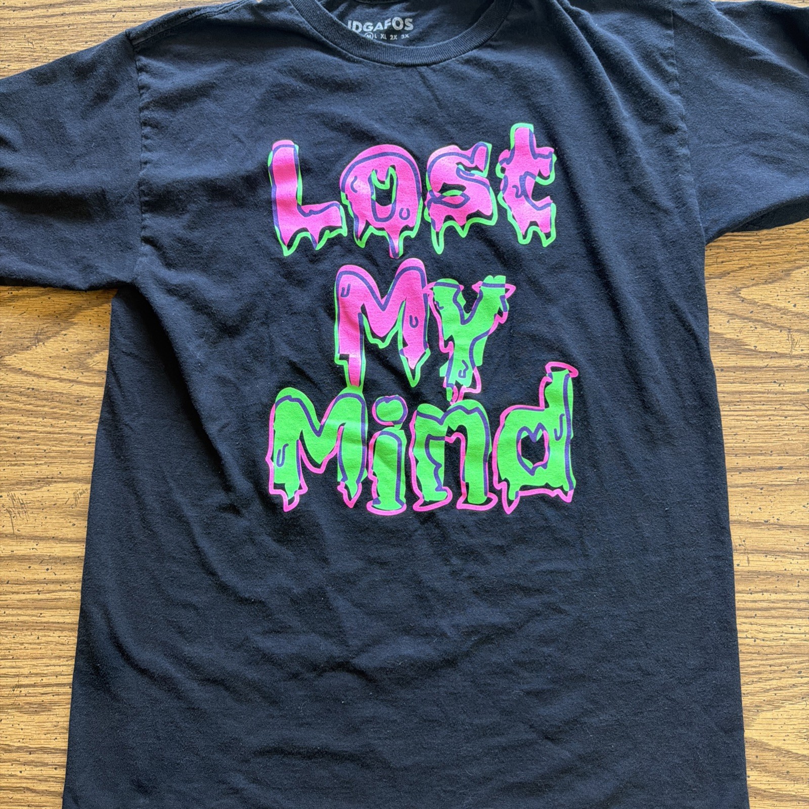 IDGAFOS Lost My Mind Tour Tee - Black