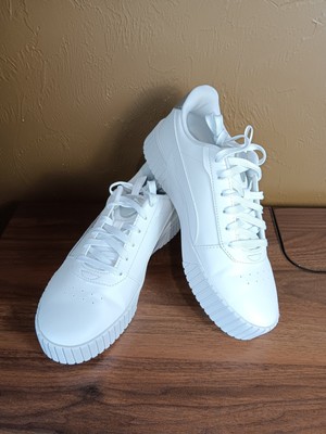 New PUMA Women's Carina White Shoes Sneakers Size 8.5