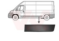VAN Wezel Zier-/Schutzleiste, Seitenwand Dunkelgrau Hinten Links FüR Fiat