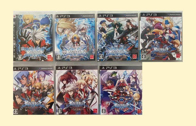 PS3 BlazBlue series 7games set Playstation 3 Tested