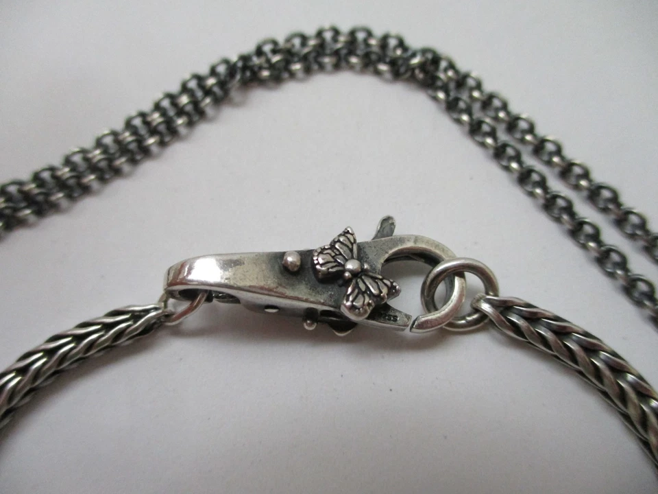 Trollbeads  Set Schmetterlings Garten Armband + Fantasy Kette + Anhänger - Bild 3 von 4