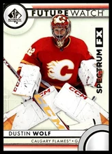 2023-24 SP Authentic Spectrum FX Dustin Wolf Rookie Calgary Flames #S-81