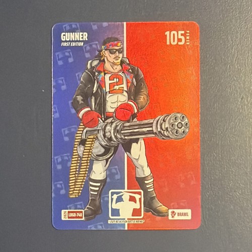 2026 Bo Jackson Battle Arena Gunner First Edition Holo Brawl Card LOGO-748