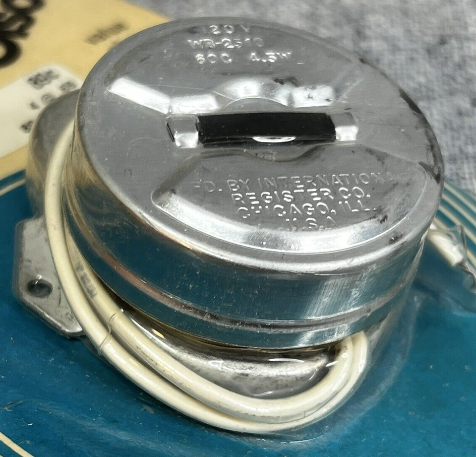 Vintage International Register 1/4 RPM Clock Timing Motor WB-2510 ...