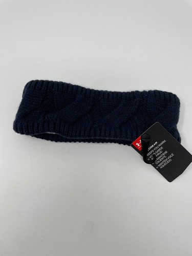 Notre Dame Under Armour Women's Headband One Size Fits Most Navy Blue - Picture 3 of 4