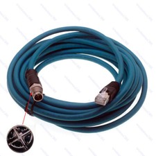 M12 RJ45 To X Coded 8 Pin Male Shielded Ethernet Cable for Cognex Industrial