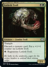 Lotleth Troll Light Play, English Magic the Gathering MTG Double Masters 2022