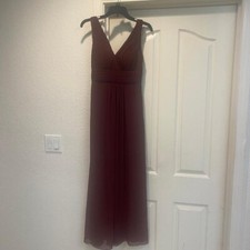 Bill Levkoff   Bridesmaid Dress  Burgundy  Size 4  RN  82955