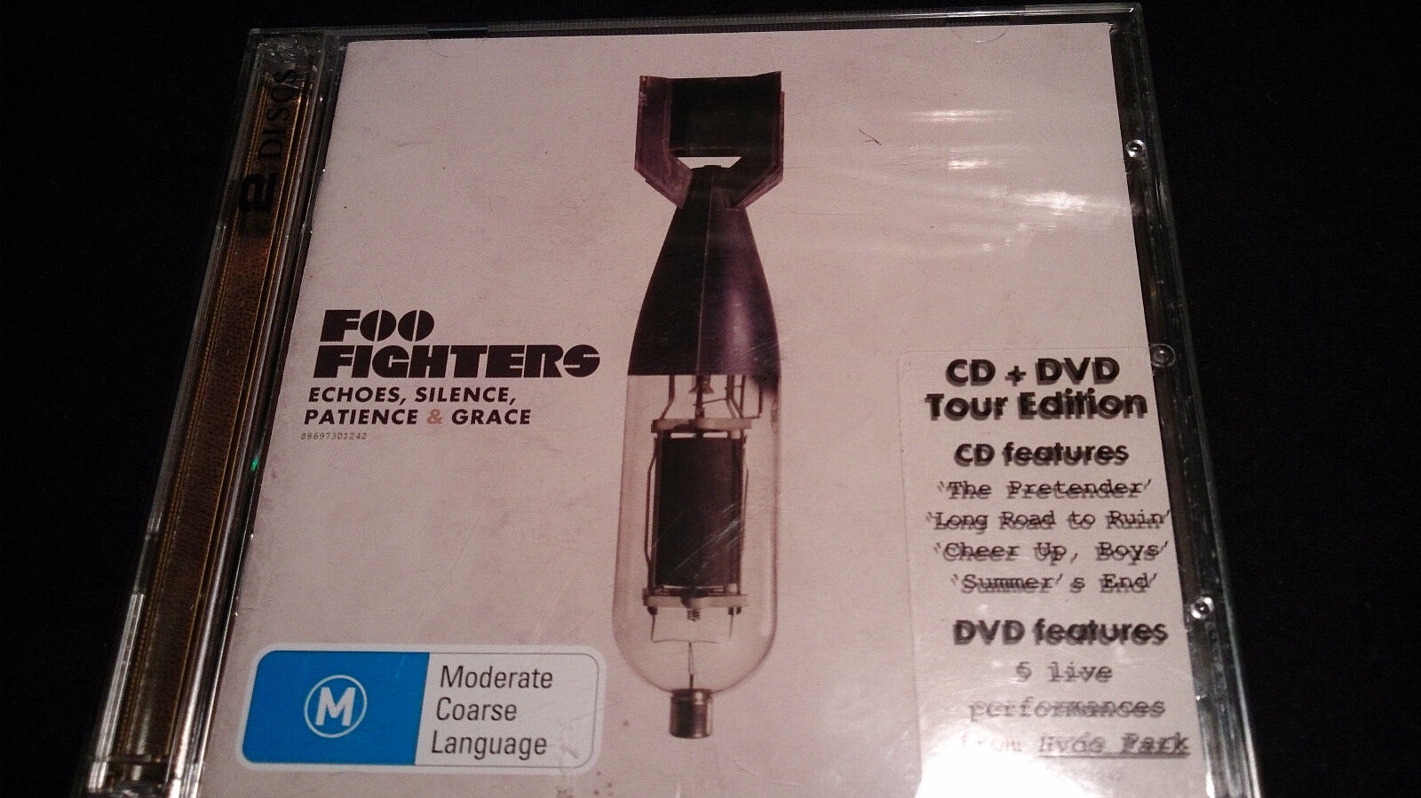 Foo Fighters Echoes, Silence, Patience + Grace CD+DVD Tour Edition NM (28)