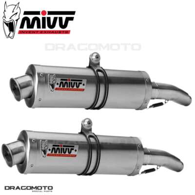 Doppelauspuff APRILIA TUONO Fighter 1000 2008 2009 MIVV Oval