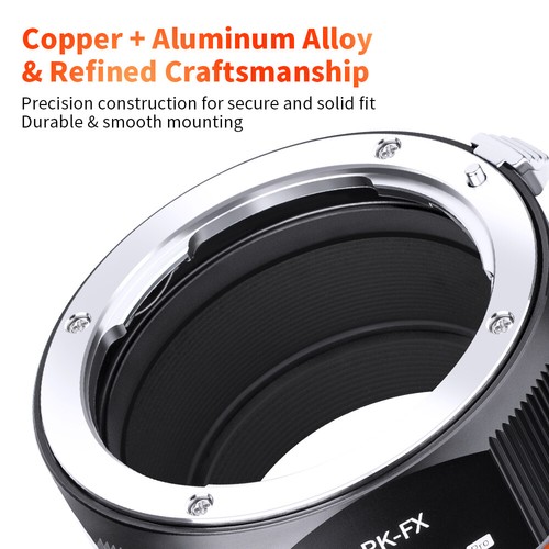 K&F Concept adapter Compatible with Pentax K mount lens to Fuji X mount cameras - Picture 5 of 12
