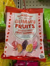 Gominolas de frutas dulces surtidas suaves originales Gummi Factory 5 oz