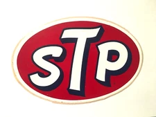 1966 STP VINTAGE ORIGINAL LARGE 8" FENDER RACING STICKER DECAL NASCAR NHRA RARE 