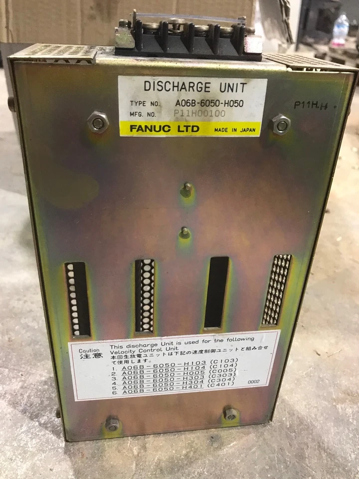FANUC LTD discharge Unit A06B-6050-H050  - Imagen 2 de 4