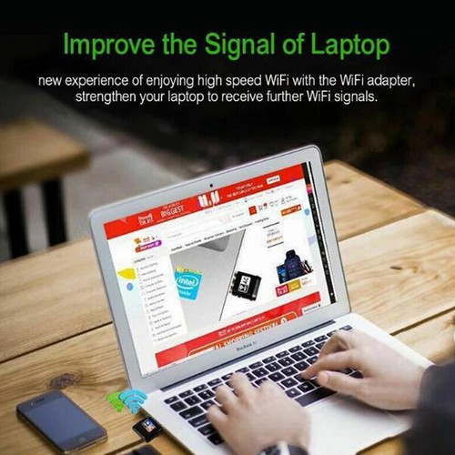 150Mbps Wireless USB Ethernet PC WiFi AC Adapter Lan 802.11 Dual Band 2.4G/5G-sh - Picture 11 of 12
