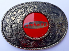 oval western style belt buckle Archway Cookies 3.75" long