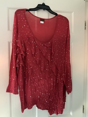 8 LOT Women's Tops Size 3X EUC - Picture 7 of 9