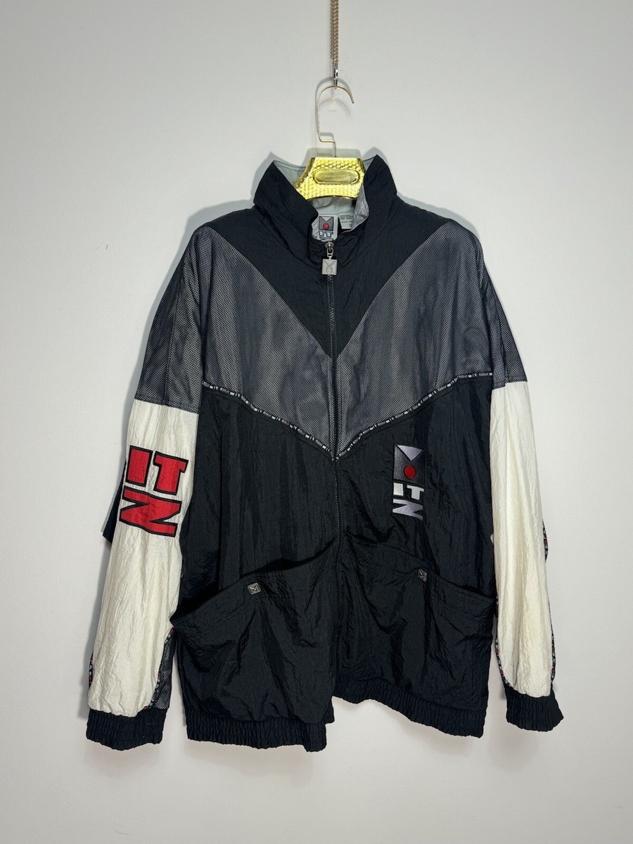 Vintage Embroidered Windbreaker Track Jacket It Z Full Zip Size