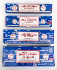Satya Sai Baba Nag Champa Original Blue Box Incense Sticks Pick 15 40 100 250 gm