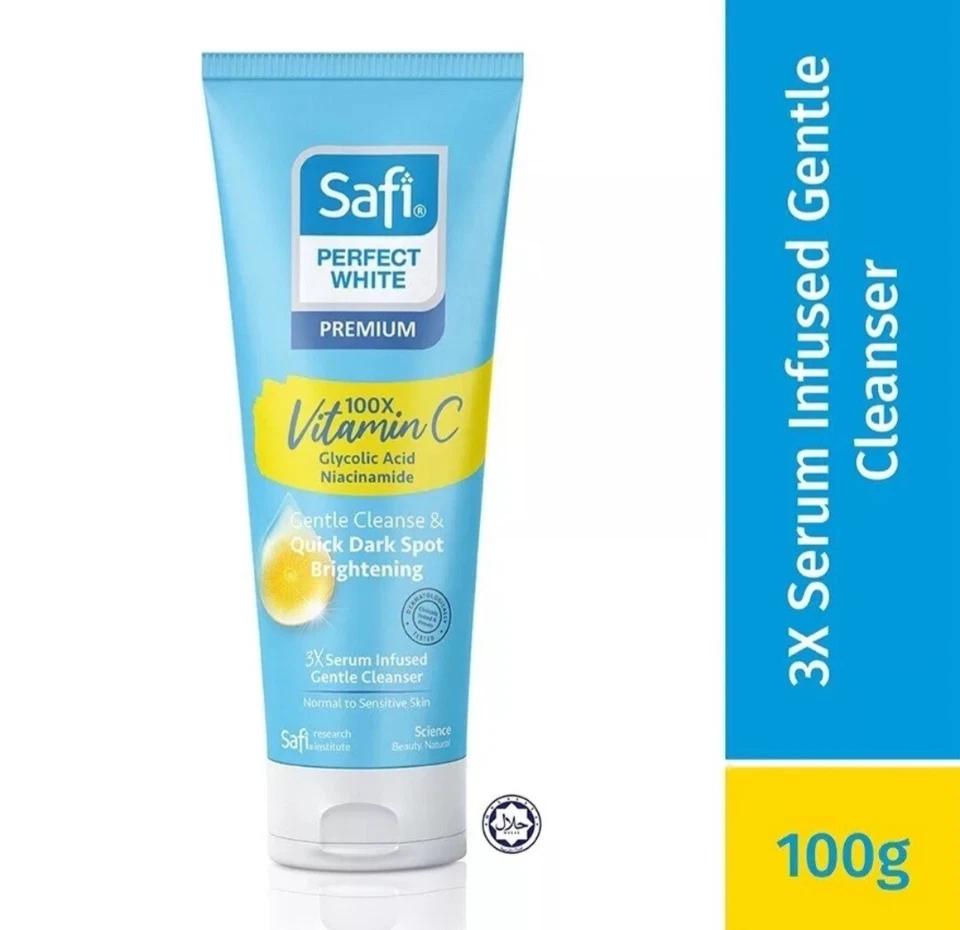 SAFI 3X Serum Infused Gentle Cleanser 100g x5 Tubes - Image 3 of 3