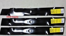 Set of 3 Lawn Mower Blades To Fit John Deere 54"  E180 190C LA150 G110 GX21380