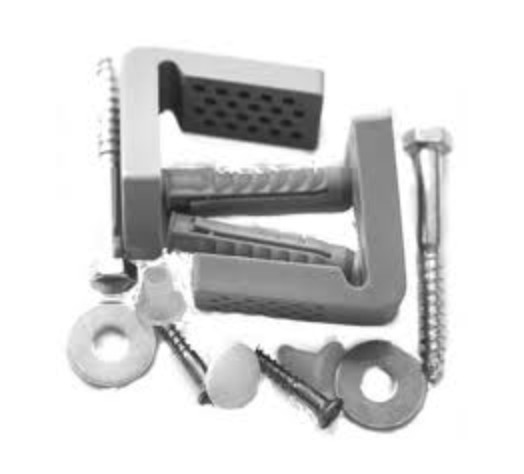 L Shape Pan Fixing Kit for Back to Wall Pan