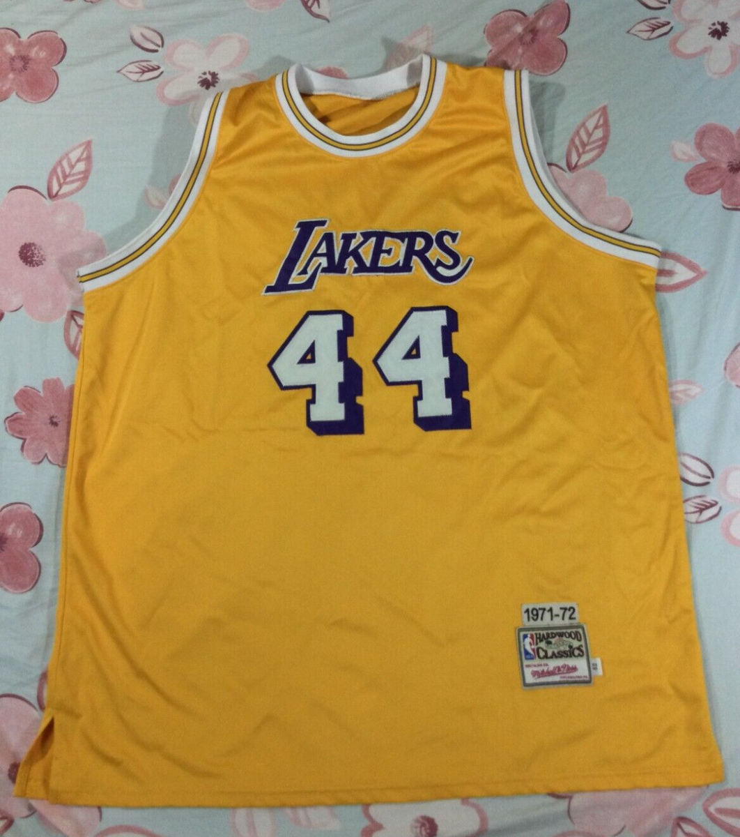 Los Angeles Lakers Jerry West #44 Basketball NBA Mitchell & Ness