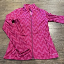Merrell Women's Pink Opti-Wick UPF Full-Zip Mock Neck Jacket Size S
