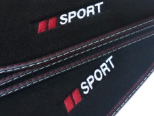 Individuelle Fußmatten für Mercedes G W463 Lang Bj.89-18 Velours 4xAufschrift