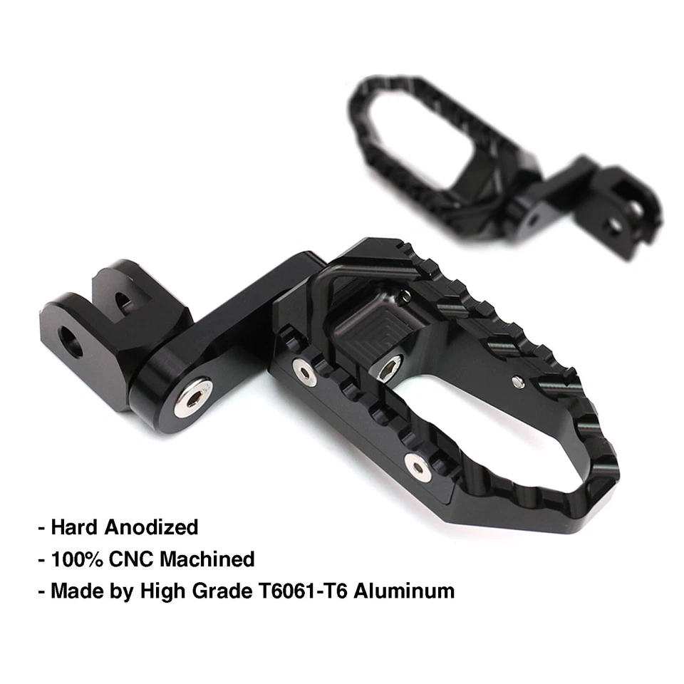 estriberas anchas delanteras inferiores negras TRC 40 mm para Honda VTR1000 SP1/2 RC51 00-07 06 Foto 3 de 4