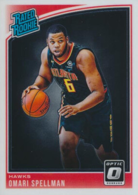 2018-19 Donruss Optic #196 OMARI SPELLMAN - RC Rookie Card - Atlanta Hawks