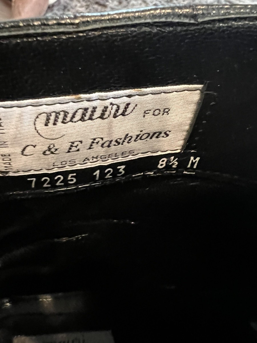 Men’s MAURI Black Hand Made OSTRICH Side Zip Boots Size 8.5 Made In Italy Men main image 4