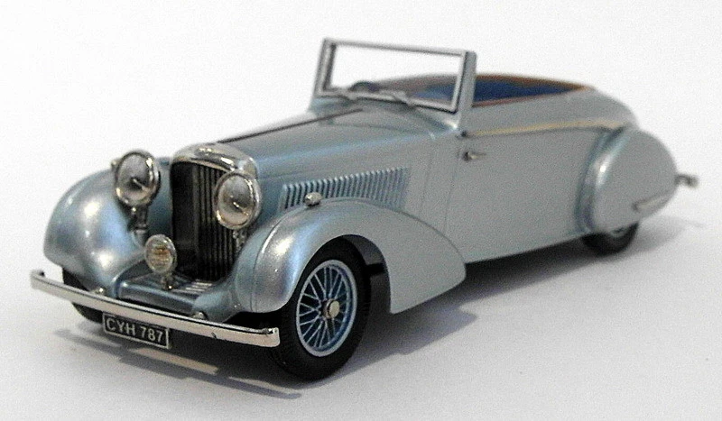 Lansdowne Models 1/43 Scale LDM81 - 1936 Bentley 4.25 Ltr Concealed DHC Silver - Image 4 of 4