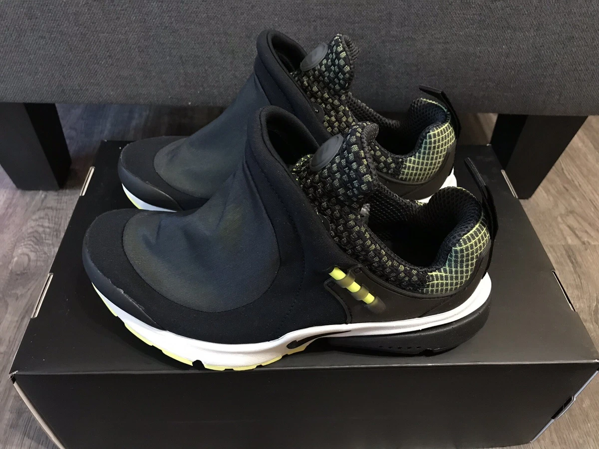 Nike Air Presto Tent Comme Des Garcons CDG Black Lemon Twist BV0071-001  Size 5