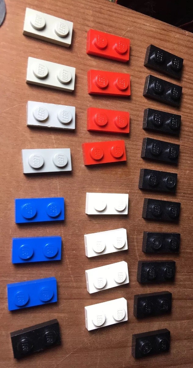 YIページ Vintage Lego - 26 Various Color 2x1 Blocks (3023) Building Toy