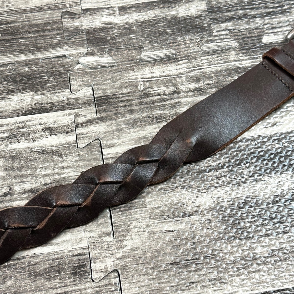 LUCKY women’s Black Braided Belt, Small Lucky Brand Women main image 3