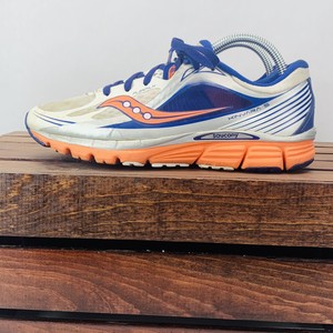 saucony white running shoes