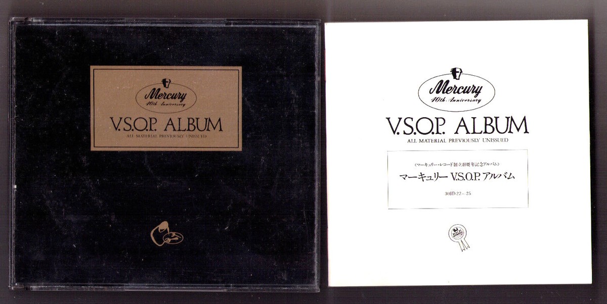 洋楽 Mercury 40th Anniversary V.S.O.P. Album Mercury 40th Anniversary V.S.O.P. Album jazz 4 CD Clark