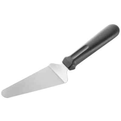 Choice 10 1/2'' Pie Server with Black Nylon Handle
