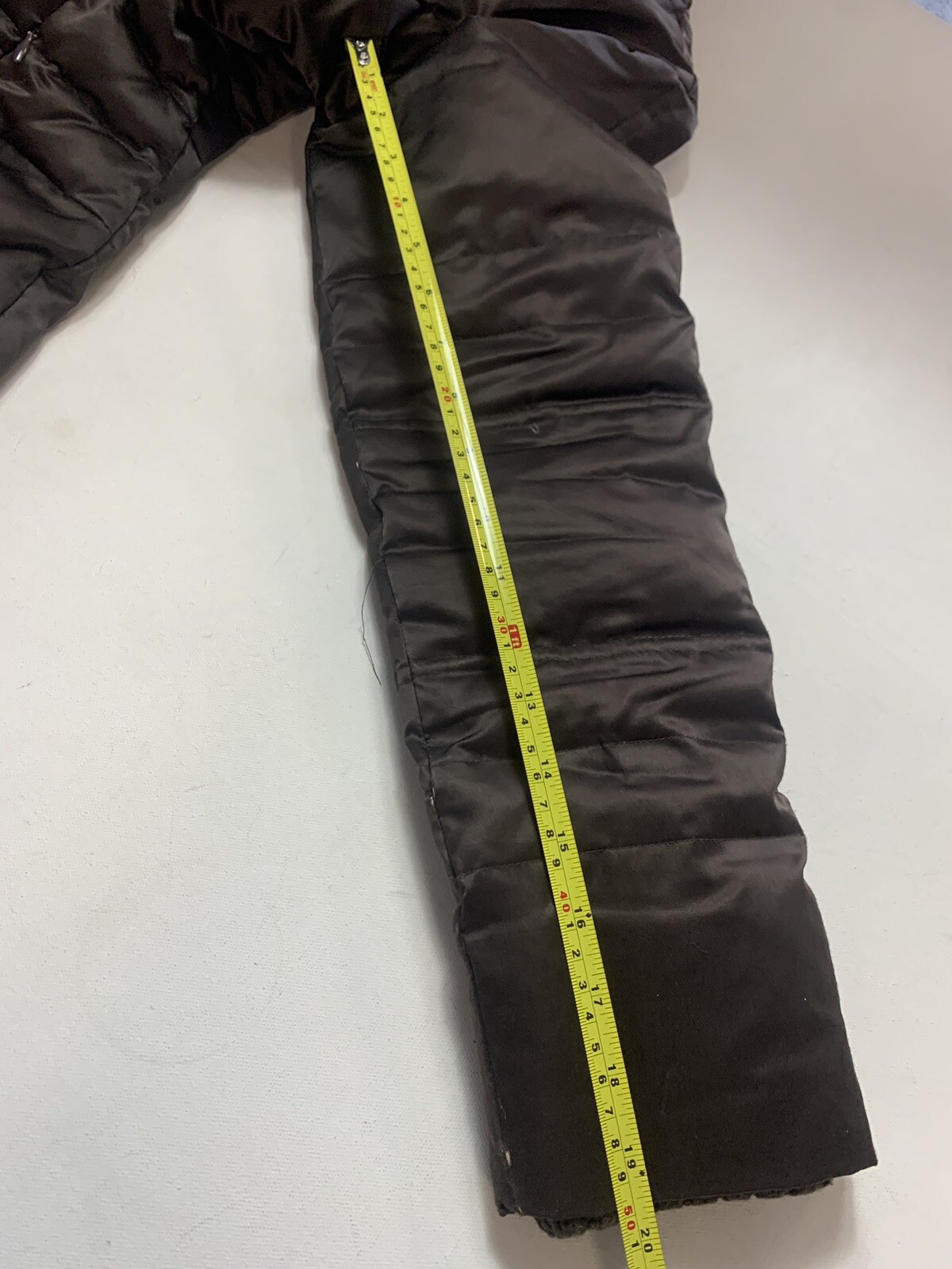 ZARA BASIC COAT JACKET MEDIUM BROWN Puffer DOWN F… - image 16