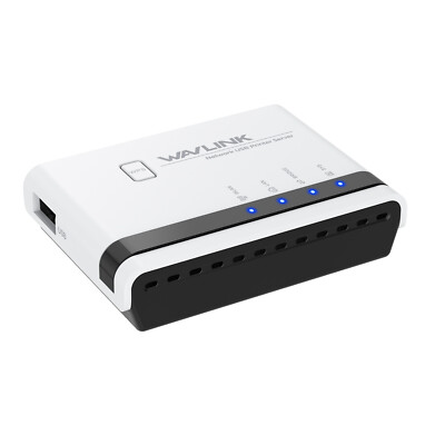 USB 2.0 Network Print Server LAN Print Share Server USB Wireless Print Server