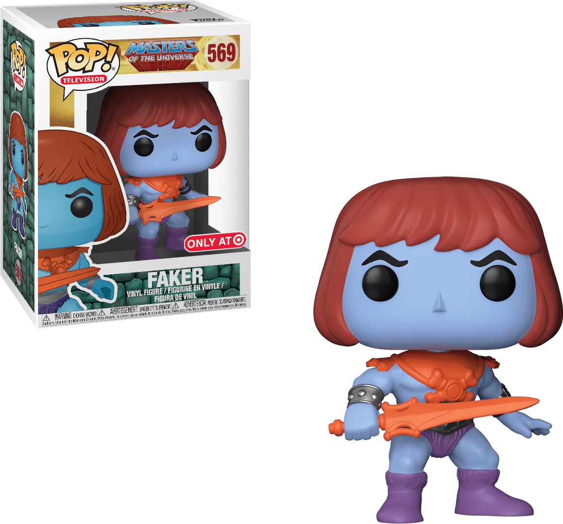 FAKER #569 (TARGET EXCLUSIVE STICKER) (MASTERS OF THE UNIVERSE