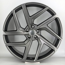22" AUDI 2026 satin gunmetal alloy wheels fits audi a8/q5/q3/q7/q8/e tron tyres