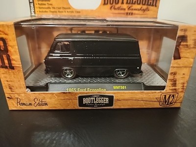M2 CHASE  PREMIUM Edition 1:500  '65Ford ECONOLINE BOOTLEGGER ALL BLACK VHTF
