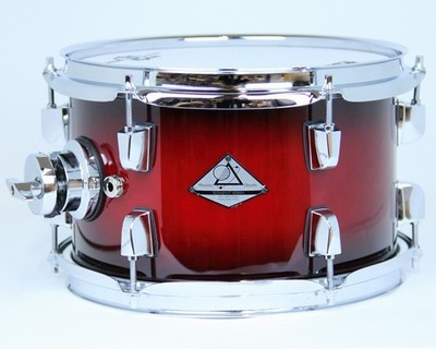 Muzzio Drums Element 2 Electronic Drum Pad 10x6 Red Burst Wood Finish New!