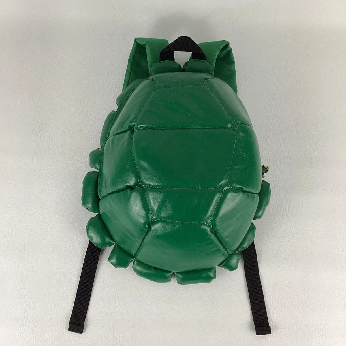 Cartoon Super Mario Bros Green Turtle Shell Plush Backpack - - World Of Plushies