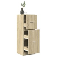 Apothekerschrank Sonoma-Eiche 40X41X118 Cm Holzwerkstoff